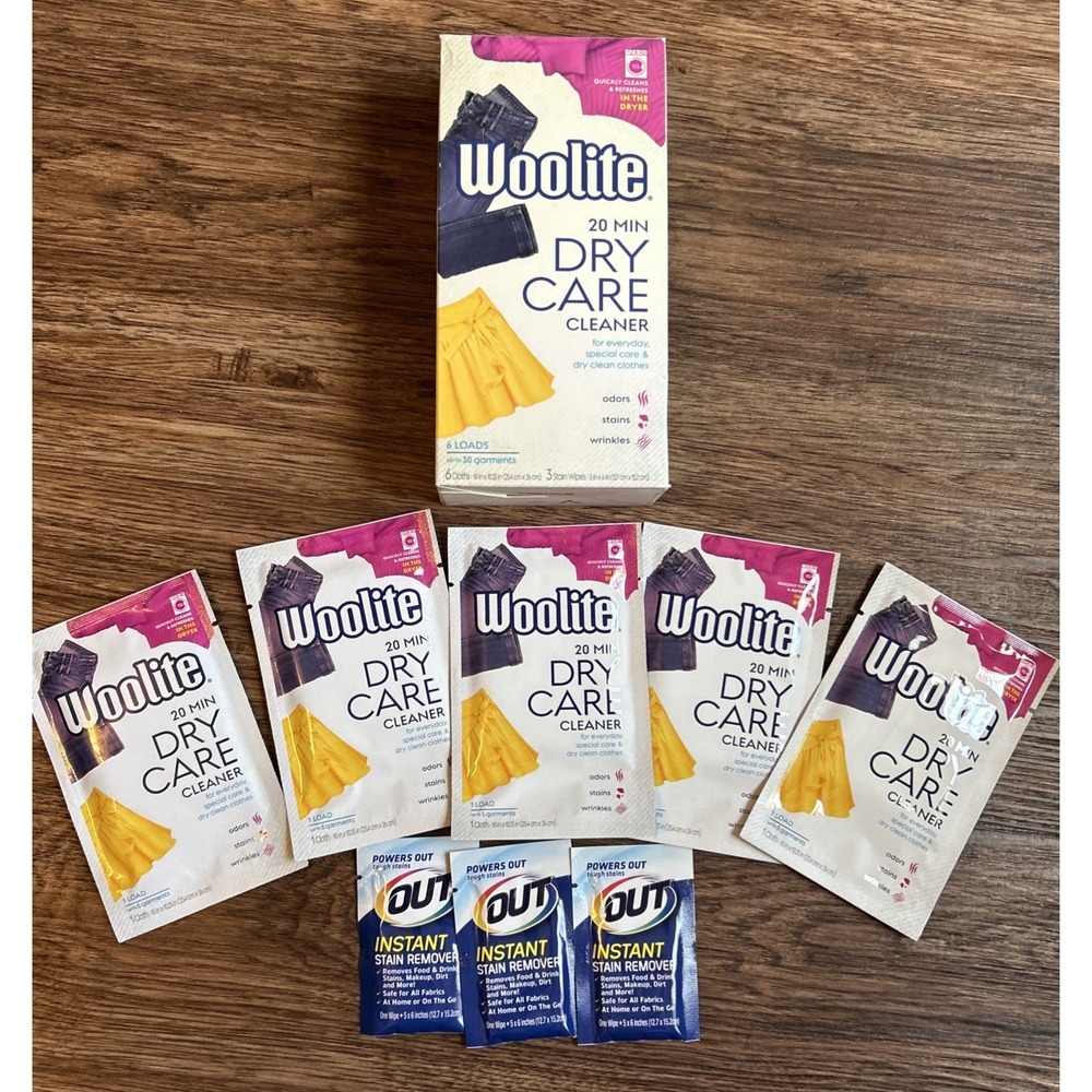 Woolite 20 Min Dry Care Cleaner at Home 5 loads fresh scent 20 minute cleaning